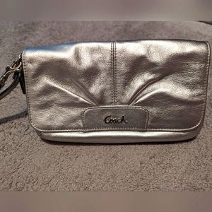 Coach Ashley Wristlet Clutch